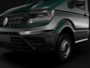 wv crafter chassi singlecab l3 2017 3D Model