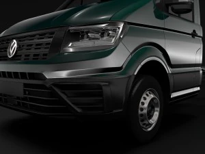 wv crafter chassi singlecab l3 2017 3D Model