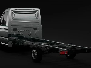 wv crafter chassi singlecab l3 2017 3D Model