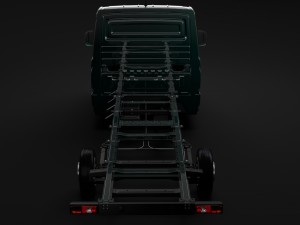 wv crafter chassi singlecab l3 2017 3D Model