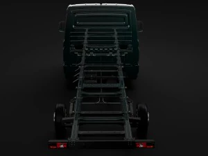 wv crafter chassi singlecab l3 2017 3D Model