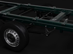 wv crafter chassi singlecab l3 2017 3D Model