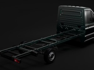 wv crafter chassi singlecab l3 2017 3D Model