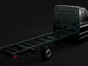 wv crafter chassi singlecab l3 2017 3D Model