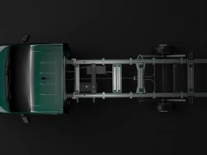 wv crafter chassi singlecab l3 2017 3D Model