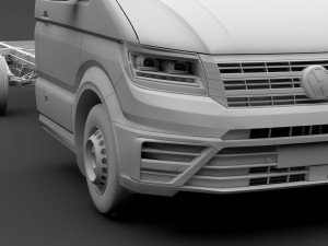 wv crafter chassi singlecab l3 2017 3D Model