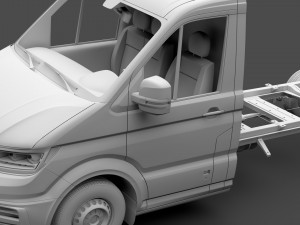 wv crafter chassi singlecab l3 2017 3D Model