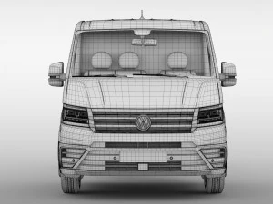 wv crafter chassi singlecab l3 2017 3D Model