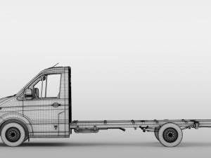 wv crafter chassi singlecab l3 2017 3D Model