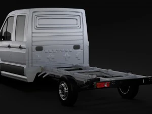 wv crafter chassi doublecab l2 2017 3D Model