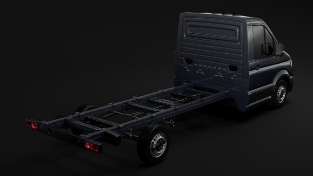 wv crafter chassi singlecab l2 2017 3D मॉडल .c4d .max .obj .3ds .fbx .stl .blend 
