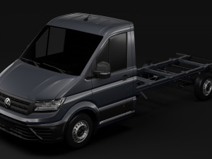 wv crafter chassi singlecab l2 2017 3D मॉडल