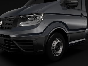 wv crafter chassi singlecab l2 2017 3D मॉडल