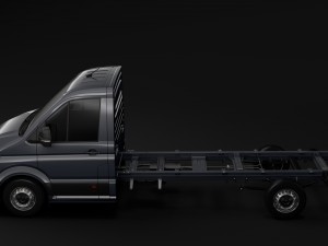 wv crafter chassi singlecab l2 2017 3D मॉडल