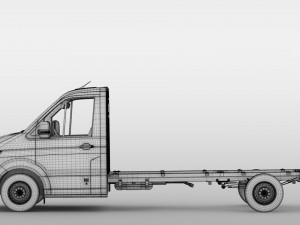 wv crafter chassi singlecab l2 2017 3D मॉडल