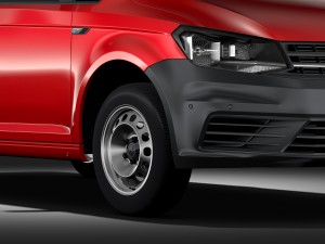 volkswagen caddy panel van l1 2rd 2017 3D Model