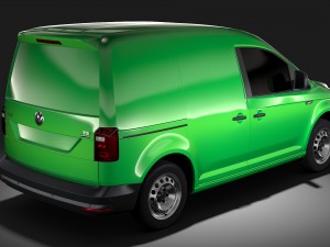 volkswagen caddy panel van l1 2017 Modèle 3D