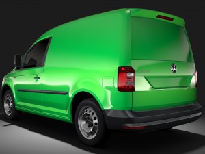 volkswagen caddy panel van l1 2017 Modèle 3D