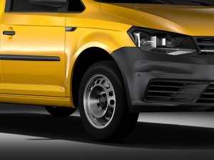volkswagen caddy panel van l2 2017 3D Модель