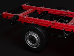 wv crafter chassis double-cab 2017 3D मॉडल