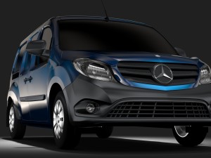 mercedes benz citan van l3 2017 3D Model
