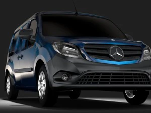 mercedes benz citan van l3 2017 р.в 3D Модель
