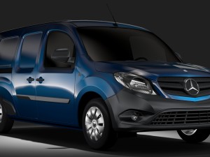 mercedes benz citan van l3 2017 3D Model