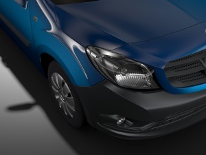 mercedes benz citan van l3 2017 3D Model