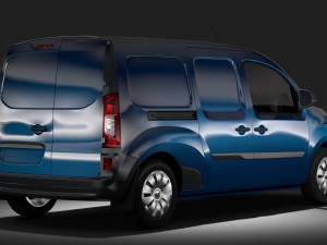 mercedes benz citan van l3 2017 3D Model