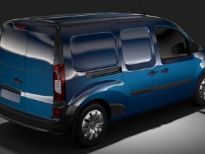 mercedes benz citan van l3 2017 3D Model
