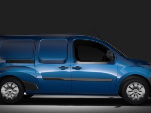 mercedes benz citan van l3 2017 3D Model