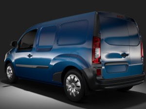 mercedes benz citan van l3 2017 3D Model