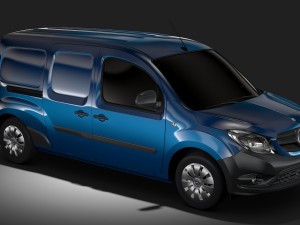 mercedes benz citan van l3 2017 3D Model