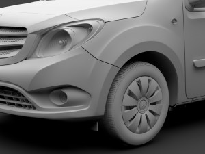 mercedes benz citan van l3 2017 3D Model