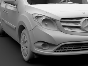 mercedes benz citan van l3 2017 3D Model