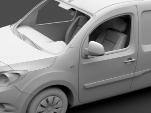 mercedes benz citan van l3 2017 3D Model
