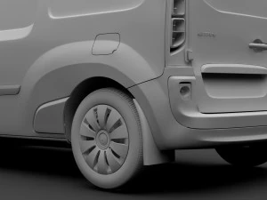 mercedes benz citan van l3 2017 3D Model