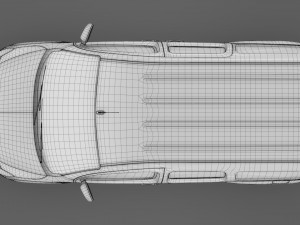 mercedes benz citan van l3 2017 3D Model