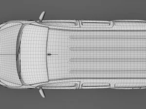 mercedes benz citan van l3 2017 3D Model