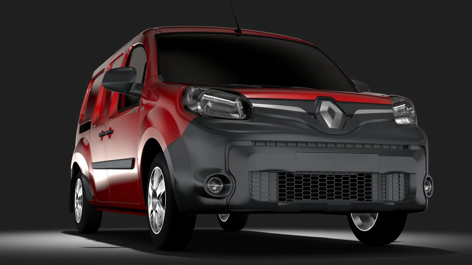 renault kangoo maxi van 2017 l3 2017 3D Model .c4d .max .obj .3ds .fbx .stl .blend