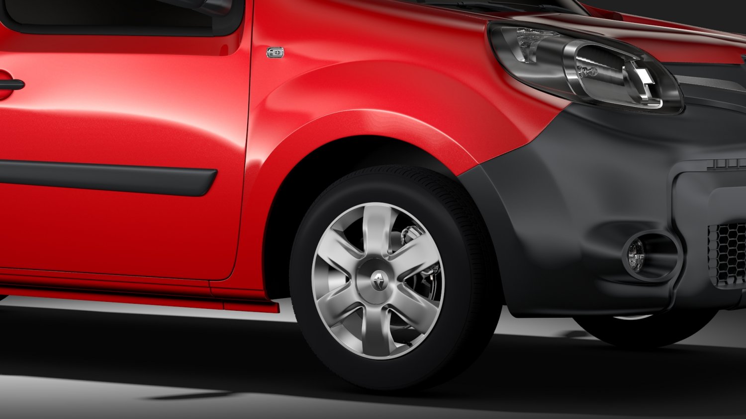 renault kangoo maxi van 2017 l3 2017 3D Modell in Van und Minivan