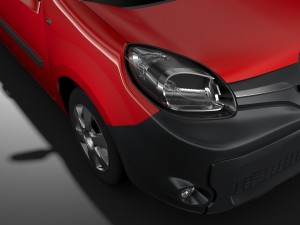 renault kangoo maxi van 2017 l3 2017 3D Model