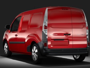 renault kangoo maxi van 2017 l3 2017 3D Model