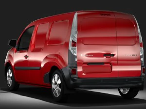 renault kangoo maxi van 2017 l3 2017 3D Model