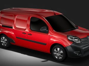renault kangoo maxi van 2017 l3 2017 3D Model