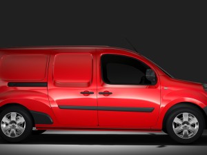renault kangoo maxi van 2017 l3 2017 3D Model