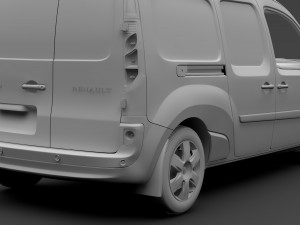 renault kangoo maxi van 2017 l3 2017 3D Model