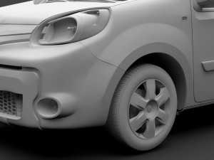 renault kangoo maxi van 2017 l3 2017 3D Model