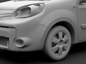 renault kangoo maxi van 2017 l3 2017 3D Model