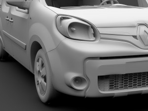 renault kangoo maxi van 2017 l3 2017 3D Model